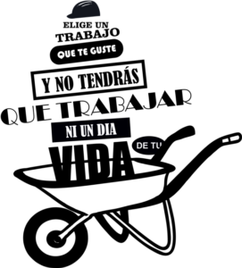 Vinilo Adhesivo Motivacional Sobre el Trabajo