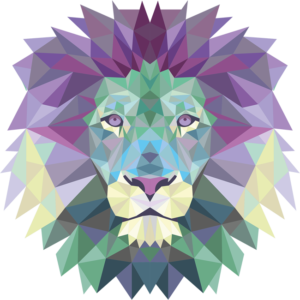 Adhesivo de Rostro de León