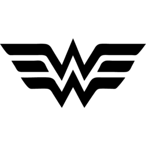 Vinilo Adhesivo del Símbolo de Wonder Woman