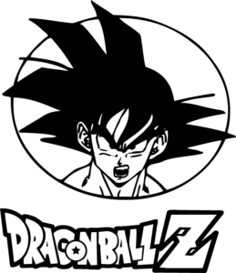 Vinilo Adhesivo Retrato de Goku