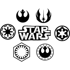 Vinilo Adhesivo Emblemas de Star Wars