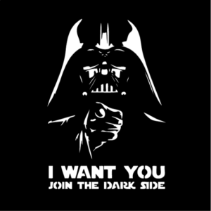 Vinilo Adhesivo Star Wars de Darth Vader