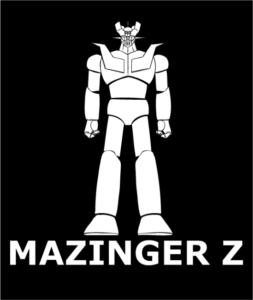 Vinilo Adhesivo de Mazinger Z en Fondo Oscuro