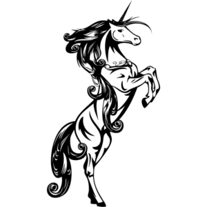 Vinilo Adhesivo de Unicornio Mágico