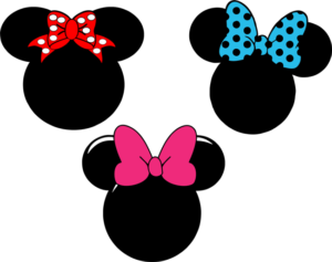 Vinilo Adhesivo de Orejas Minnie Mouse