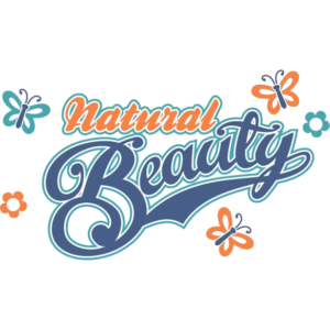 Vinilo Adhesivo con el texto Natural Beauty