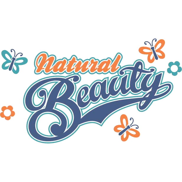 Vinilo Adhesivo con el texto Natural Beauty