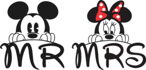 Vinilo Adhesivo de Mr. y Mrs. Mouse