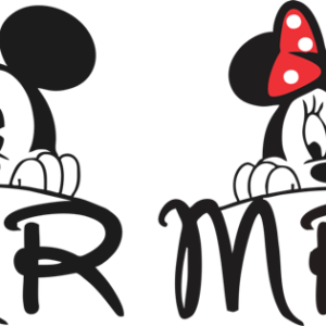 Vinilo Adhesivo de Mr. y Mrs. Mouse