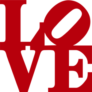 Vinilo Adhesivo del Texto Love