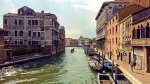 Mural Ciudad de Venecia en Italia