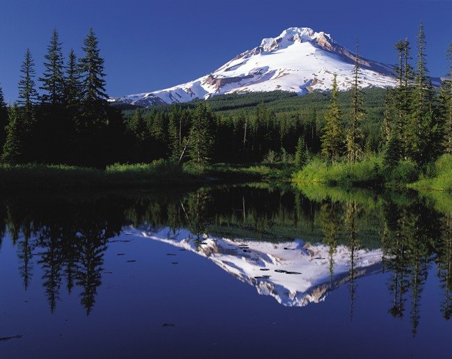 Mural del Monte Hood en Oregon