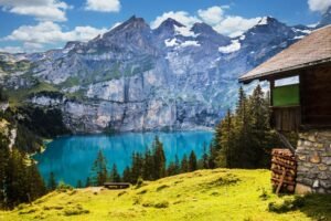 Mural del Lago Hut en Canadá