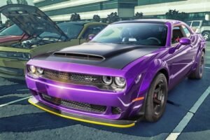 Mural Dodge Challenger SRT Hellcat