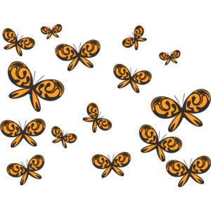 Vinilo Adhesivo Migración de Mariposas