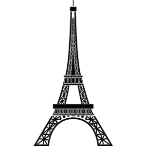 Vinilo Adhesivo de La Torre Eiffel de París